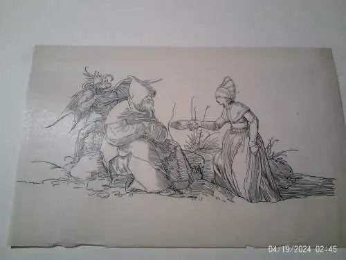 "Versuchung des heiligen Antonius" nachfolge A. Dürer 