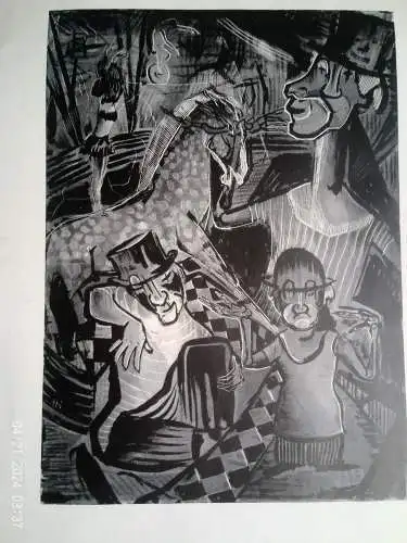 Georg Alexander Mathéy (1884–1968) „Cirque de Paris“, der im Jahr 1922