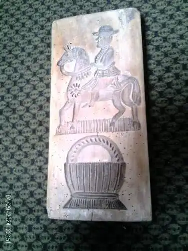 Museales Braut 7 Hochzeit Doppel-Spekulatiusmodel (um 1780–1800) Südwestdeutschland oder angrenzende Schweiz