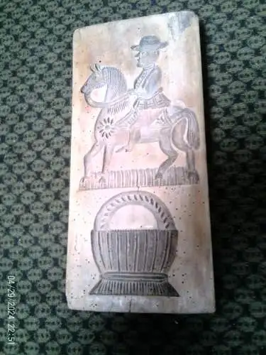 Museales Braut 7 Hochzeit Doppel-Spekulatiusmodel (um 1780–1800) Südwestdeutschland oder angrenzende Schweiz