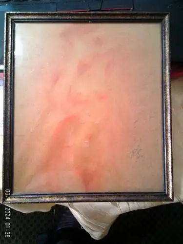 Professor Ak München Richard Seewald (1889München1976) Museumswürdige Rötelstudie 1922" Lieblicher Mädchenakt Dreiviertelprofil "Künstler Neuen Sachlichkeit und des moderaten Expressionismus.