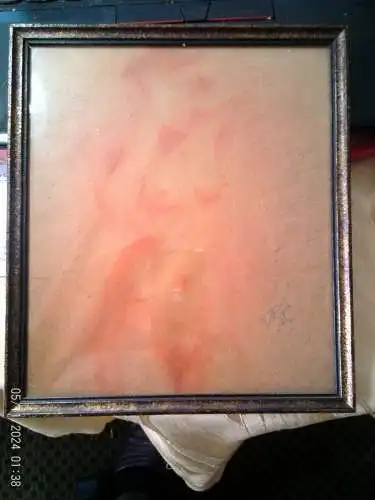 Professor Ak München Richard Seewald (1889München1976) Museumswürdige Rötelstudie 1922" Lieblicher Mädchenakt Dreiviertelprofil "Künstler Neuen Sachlichkeit und des moderaten Expressionismus.