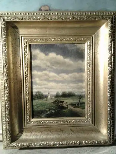  Karl HermannMünch1872 -? „Fischerboote in der Lagune von Venedig“ Kunst Akademie Karlsruhe 