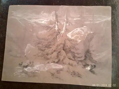 Stephanie von Strechine (* 1858 in Odessa; † 1940 in Bad Tölz). "Heidi mit Ihrem Großvater in den Alpen beim Ziegen hüten " um 1880" Schülerin von Ludwig Willroider