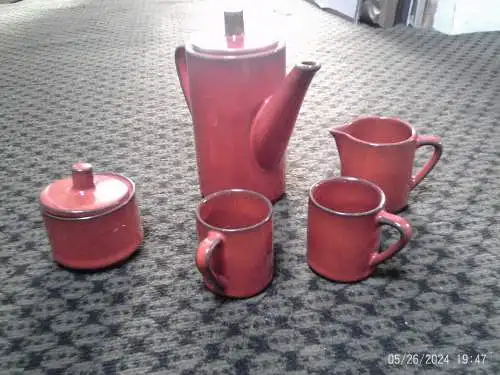 Rarität: Design Helga Pfaff  Vintage Bückeburg Keramik Kinderservice – 60er Jahre Mid Century – Top Zustand