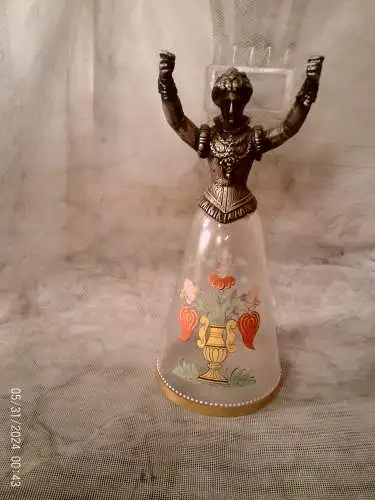 Fritz Heckert Pracht-Brautbecher (um 1885) – Emailmalerei & Vergoldung, Entwurf Oskar Jummel, H: 23 cm“