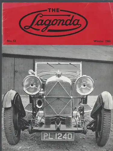 The Lagonda Magazine: No. 53 Winter 1965. 