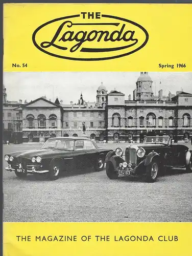 The Lagonda Magazine: No. 54 Spring 1966. 