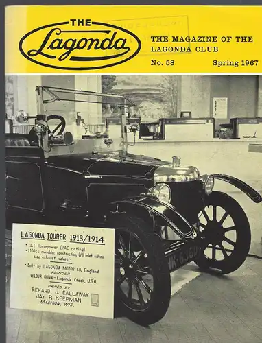 The Lagonda Magazine: No. 58 Spring 1967. 