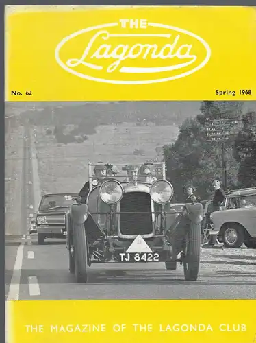 The Lagonda Magazine: No. 62 Spring 1968. 