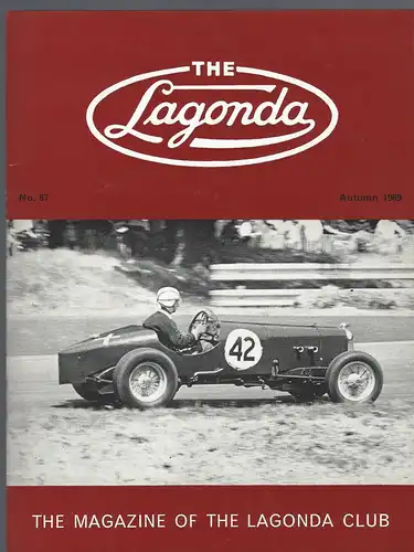 The Lagonda Magazine: No. 67 Autumn 1969. 