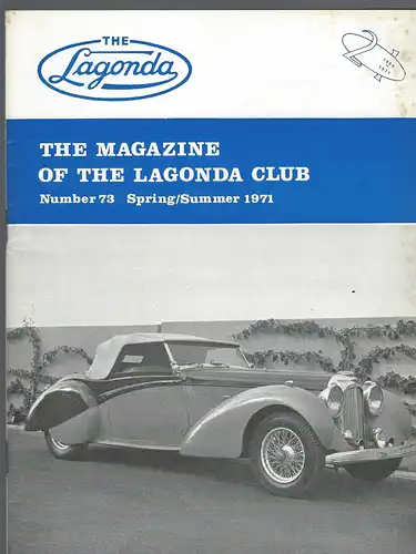 The Lagonda Magazine: No. 73 Springer/Summer 1971. 