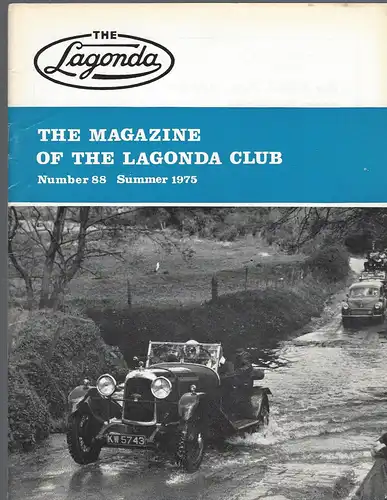 The Lagonda Magazine: No. 88 Summer 1975. 
