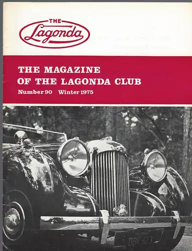 The Lagonda Magazine: No. 90 Winter 1975. 