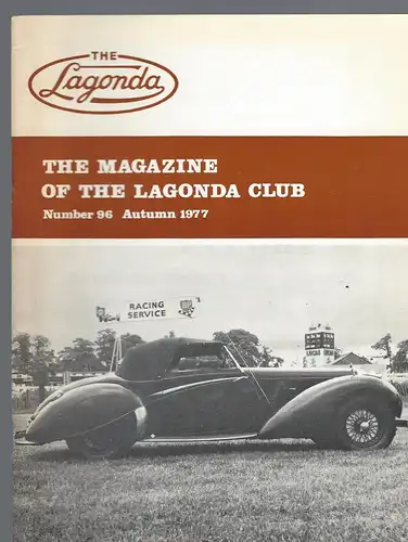 The Lagonda Magazine: No. 96 Autumn 1977. 