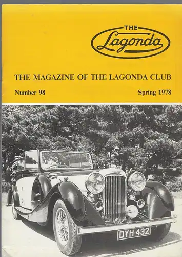 The Lagonda Magazine: No. 98 Spring 1978. 
