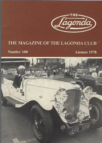 The Lagonda Magazine: No. 100 Autumn 1978. 