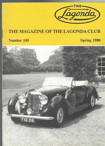 The Lagonda Magazine: No. 105 Spring 1980. 