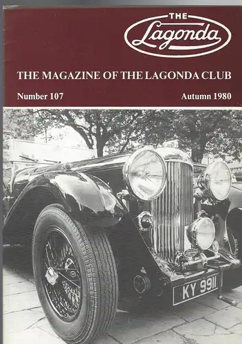 The Lagonda Magazine: No. 107 Autumn 1980. 