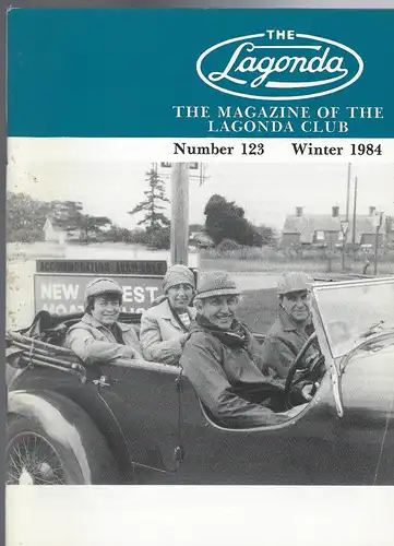 The Lagonda Magazine: No. 123 Winter 1984. 