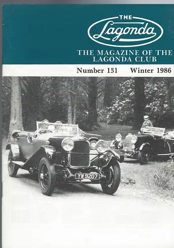 The Lagonda Magazine: No. 131 Winter 1986. 