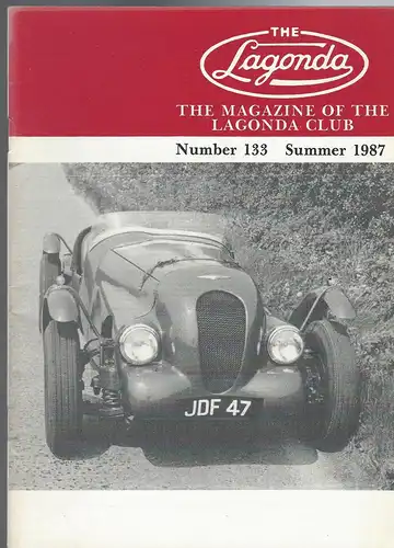 The Lagonda Magazine: No. 133 Summer 1987. 