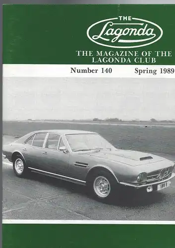 The Lagonda Magazine: No. 140 Spring 1989. 