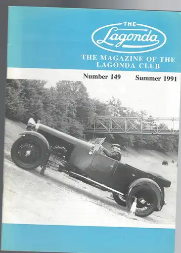 The Lagonda Magazine: No. 149 Summer 1991. 