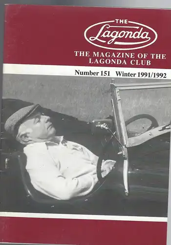 The Lagonda Magazine: No. 151 Winter 1991/92. 