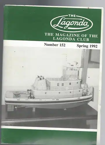 The Lagonda Magazine: No. 152 Spring 1992. 