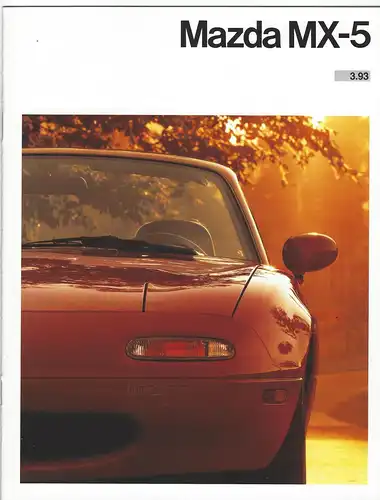 Mazda MX-5 Prospekt: März 1991. 
