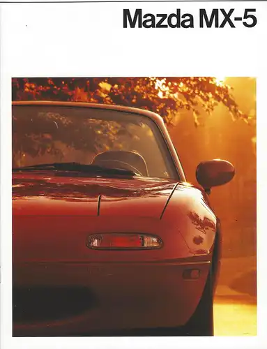 Mazda MX-5 Prospekt: September 1990. 