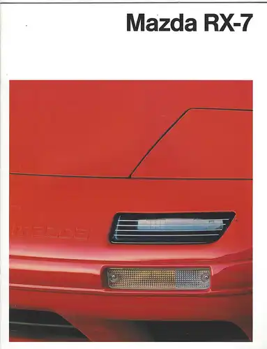 Mazda RX-7 Prospekt: September 1990. 