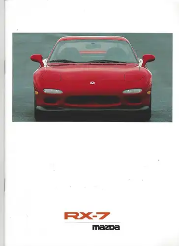 Mazda RX-7 Prospekt: Juli 1992. 