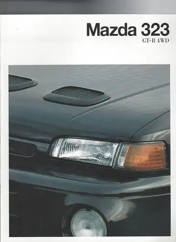 Der Mazda 323 GT-R 4WD: Juli 1992. 