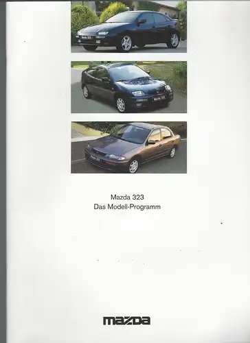 Der Mazda 323 Das Modell-Programm: 1995. 