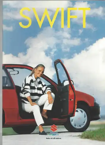 Suzuki Swift . Anders als alle anderen. Prospekt März 1993. 