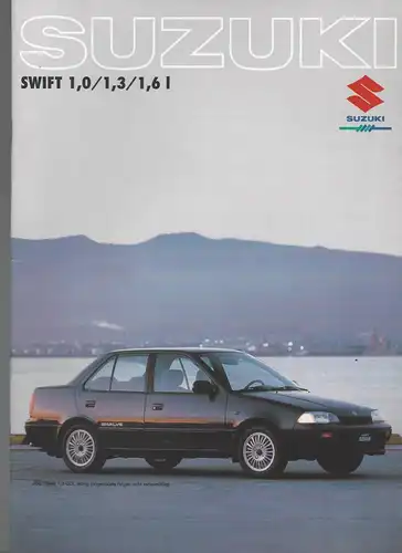Suzuki Swift . 1,0/1,3/1,6. Prospekt  Mai 1990. 