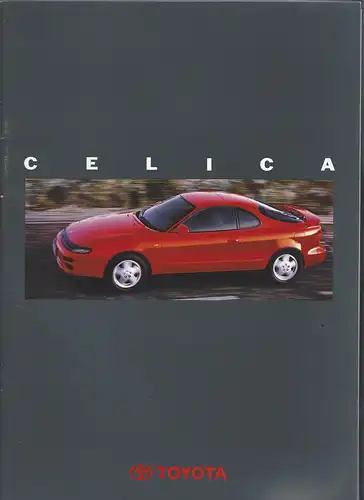 Toyota. Celica  mit Beilage Technische Daten und Ausstattung. 1/1992. Prospekt. 
