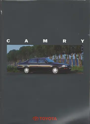 Toyota Camry mit Beilage Technische Daten und Ausstattung. September 2/1993. Prospekt. 