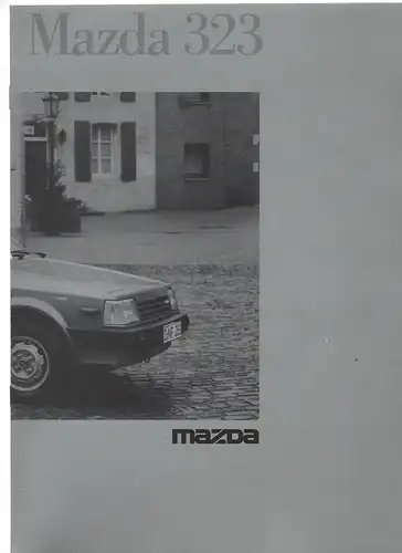 Mazda 323. 1/1985. Prospekt. 