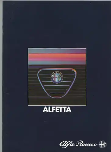 Alfa Romeo Alfetta. 1983. Prospekt. 