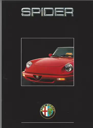 Alfa Romeo Spider. 9/1982 . Prospekt. 