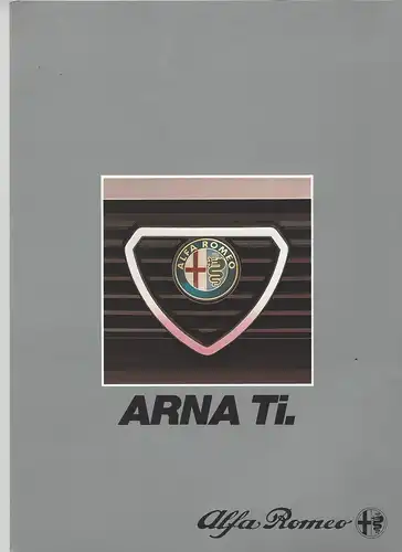 Alfa Romeo Arna Ti. 3/1984. Prospekt. 