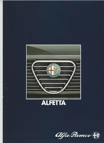 Alfa Romeo Alfetta. 4/1983. Prospekt. 