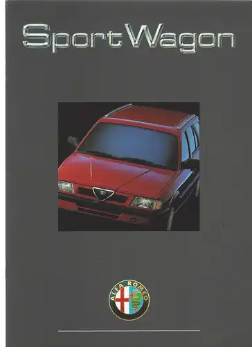 Alfa Romeo Sport Wagon. 1990. Prospekt. 