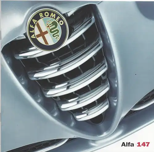 Alfa Romeo Alfa 147 mit Beilage Preise, Ausstattung und Technische Daten. 12/2000. Prospekt. 