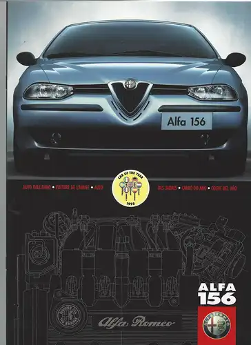 Alfa Romeo Alfa 156. 2/1998. Prospekt. 