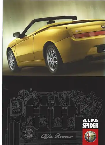 Alfa Romeo Spider. 4/1998. Prospekt. 