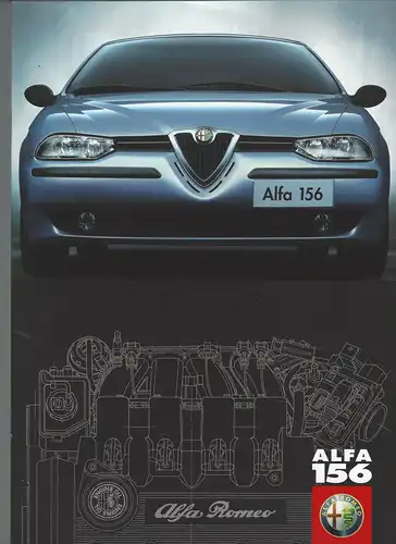 Alfa Romeo. Alfa 156. 9/1997. Prospekt. 
